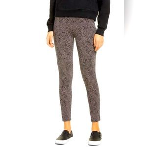 Spanx Jeanish Ankle Leggings Leopard Desert Dot